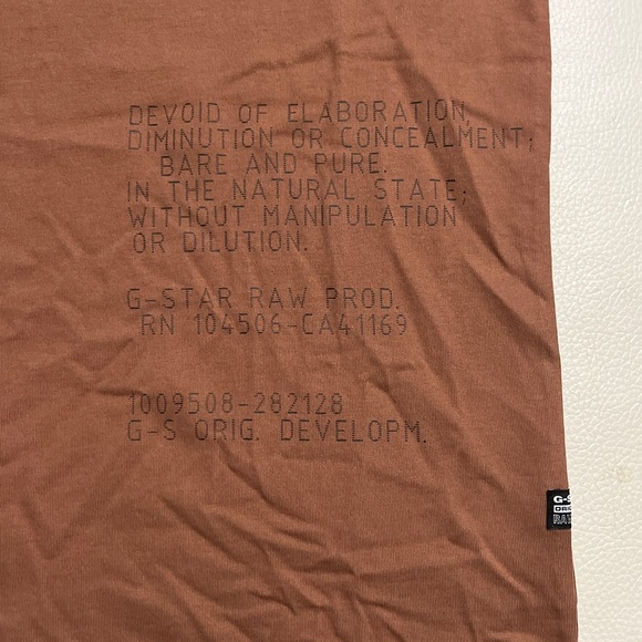 NWT - G-Star Raw Short Sleeve T Shirt - Men Size S / Women Size M - Picture 3 of 9